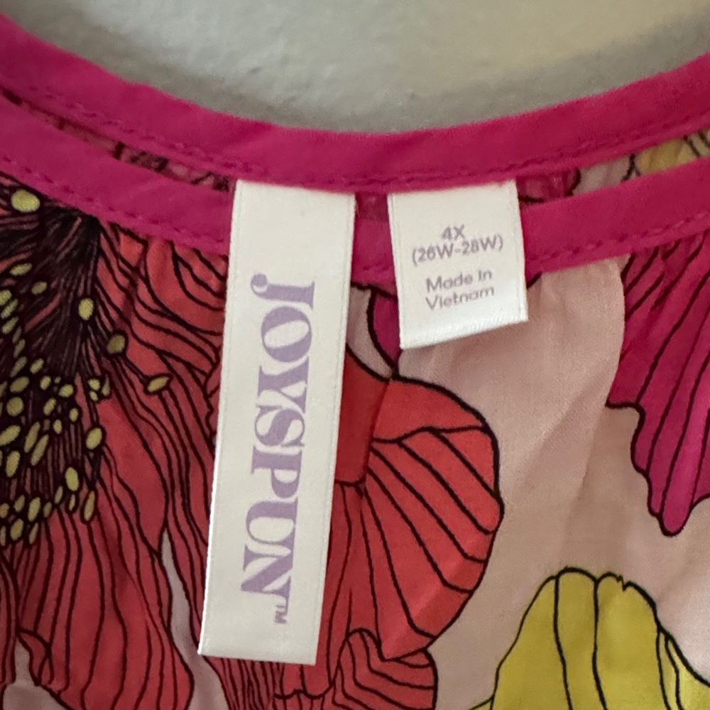Floral Maxi Dress in Pink and Yellow - Picture 6 of 7